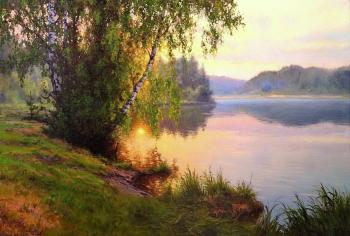 Morning on the river. Yarcev Yuri