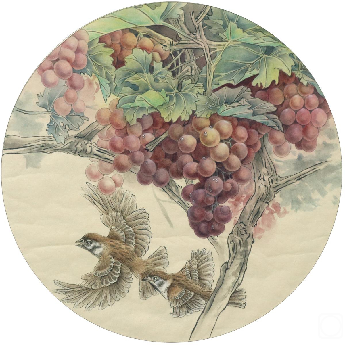 Gunyakov Pavel. Sparrows and Grapes