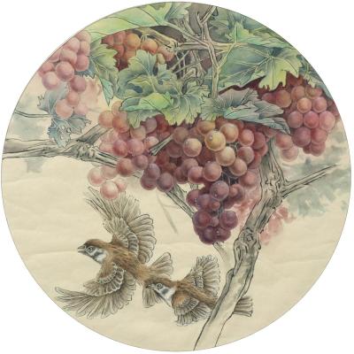 Sparrows and Grapes. Gunyakov Pavel