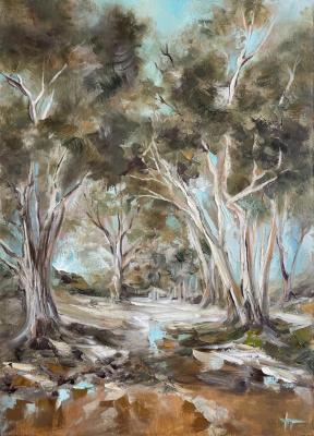 Australian Eucalyptus trees. Gurechkina Anna