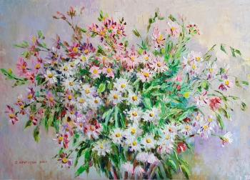 Daisies with asters (Field With Daisies). Kruglova Svetlana