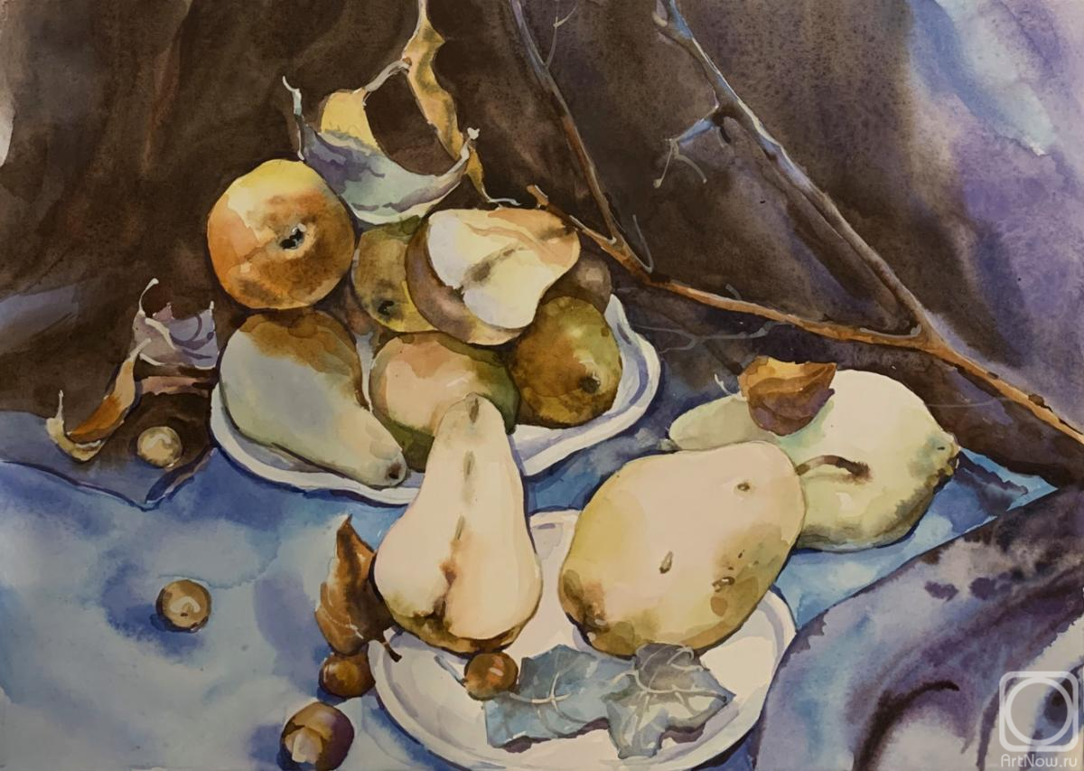 Stoylik liudmila. Still life with pears