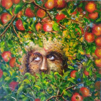 Picking the Apples (Expressionism Art). Abaimov Vladimir