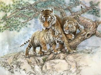 The Tiger Family (Tiger Cubs). Gunyakov Pavel