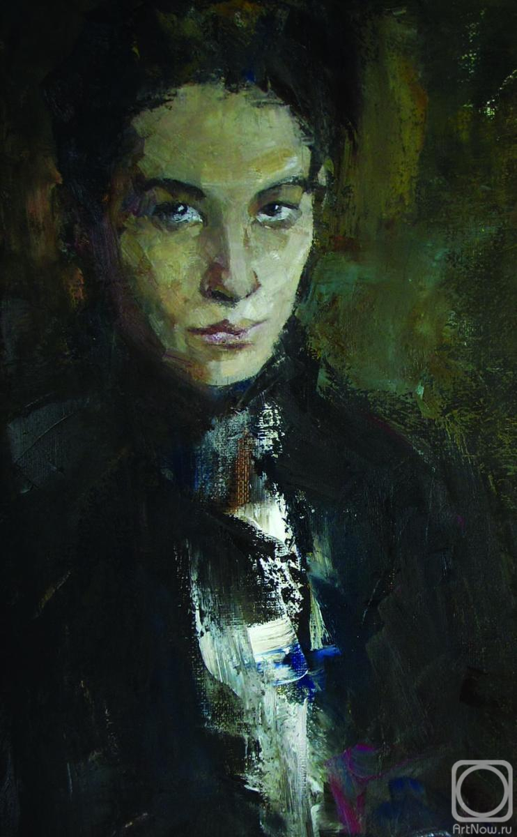 Mishura Vladimir. Portrait of pianist Angel S. Wong