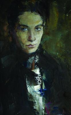 Portrait of pianist Angel S. Wong. Mishura Vladimir