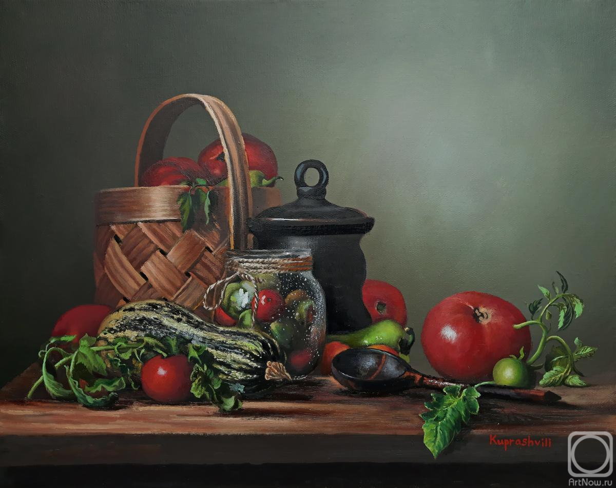 Kuprashvili Hariton. Still life with tomatoes