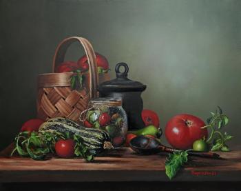 Still life with tomatoes. Kuprashvili Hariton