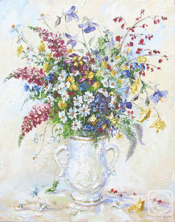 Radchinskiy Michail. Bouquet in bright colors
