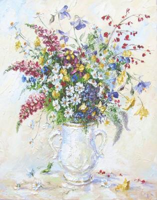 Bouquet in bright colors. Radchinskiy Michail