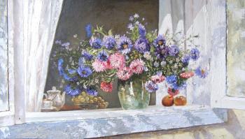 Asters on the window