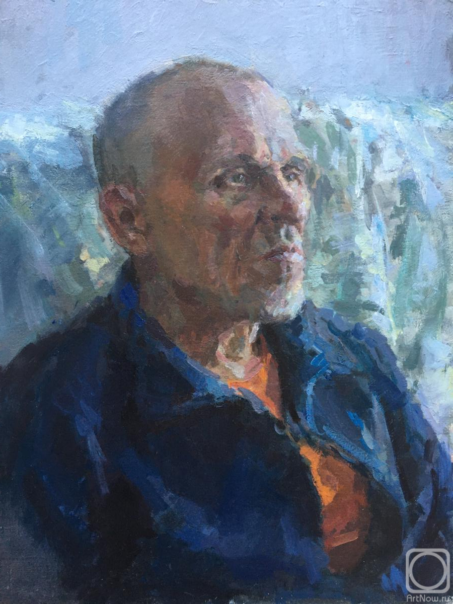 Titov Dmitriy. Fathers portrait .oil.canvas