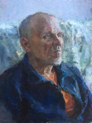 Fathers portrait .oil.canvas. Titov Dmitriy