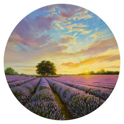 Landscape with lavender. Zhaldak Edward