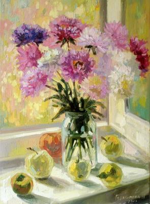 Autumn bouquet (Painting Asters). Gerasimova Natalia