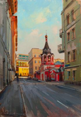 The Scarlet Flower of a Picturesque Settlement. Filippovsky Lane (City Lanes). Shalaev Alexey