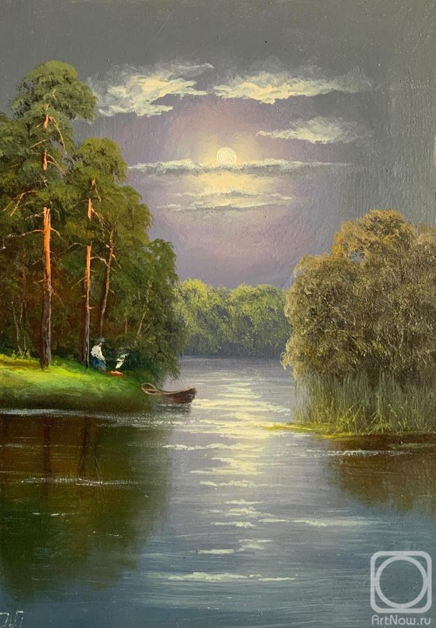 Lyamin Nikolay. Full Moon on the River