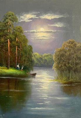 Full Moon on the River. Lyamin Nikolay