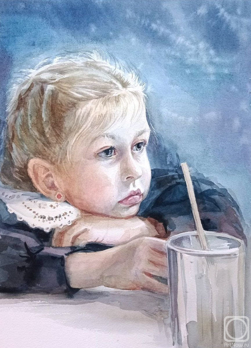 Holodova Liliya. Children's portrait to order by photo