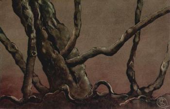 Series "Trees". Willow. Lavrova Olga