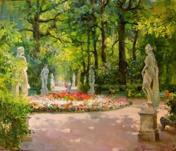 The Summer garden. Central path. Galimov Azat