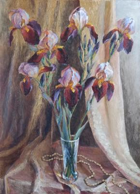 Large irises (Jewelry Painting). Blinova Svetlana