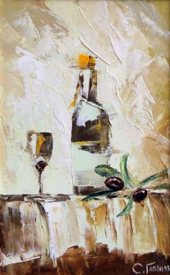 Still life wine 2. Gaponov Sergey