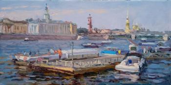 Ships on the Neva. Kuksa Vasiliy