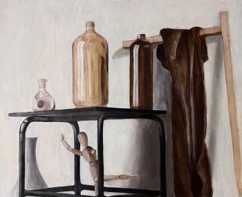 In the theatre workshop (Glass Objects). Ilina Mariya