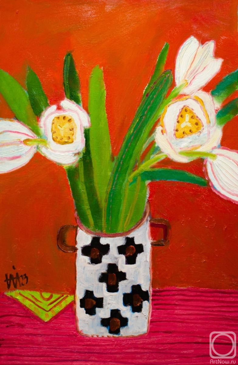 Markova-Yaroshik Aleksandra. White tulips
