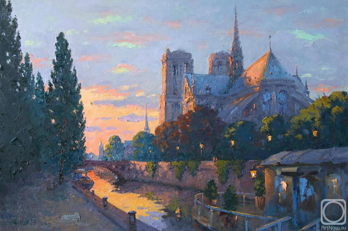 Alexandrovsky Alexander. Notre Dame De Paris, Evening