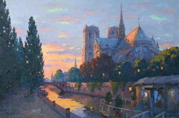 Notre Dame De Paris, Evening. Alexandrovsky Alexander