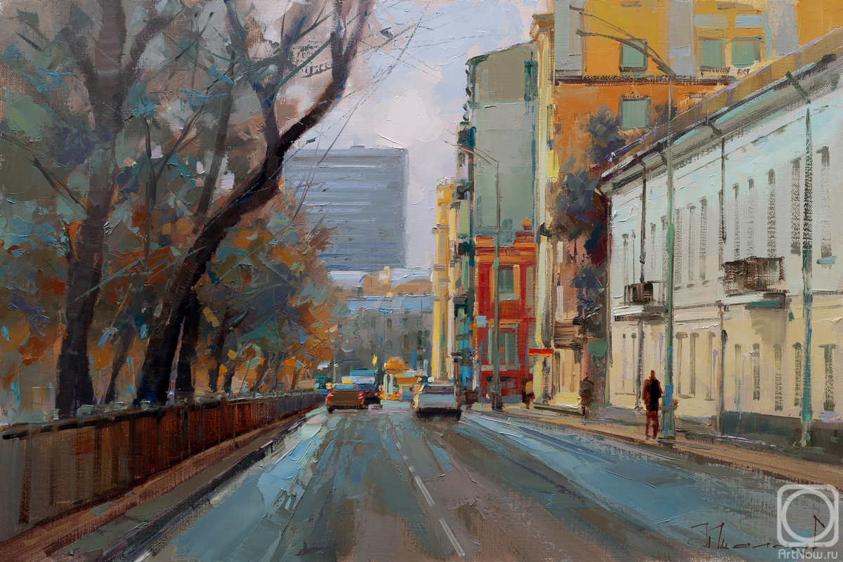 Shalaev Alexey. The sun has warmed up, the snow has melted. Tverskaya Blvd