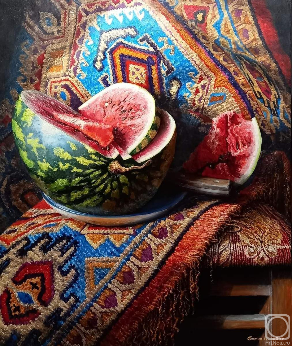 Batin Konstantin. Watermelon on the eastern divandek