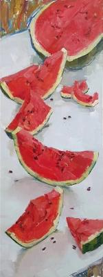 Juicy watermelon (The Red Watermelon). Ovsyannikova Natalya