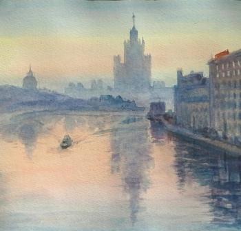 Morning on Kotelnicheskaya embankment. Holodova Liliya