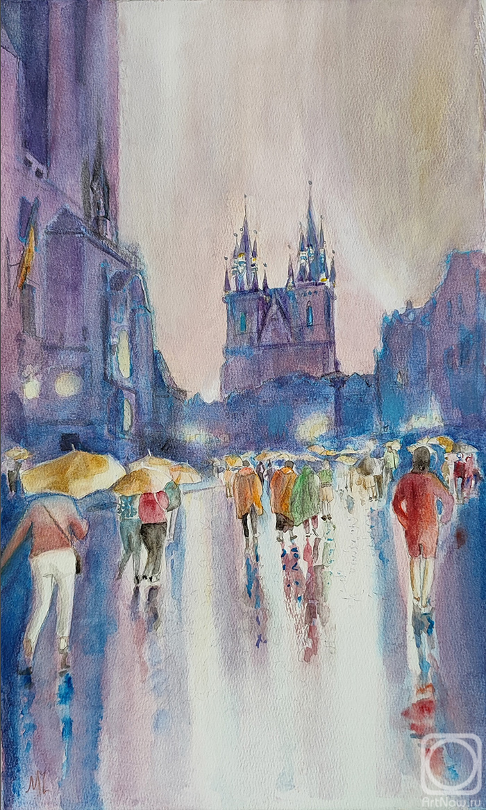 Zozoulia Maria. Rain in Prague