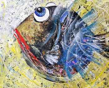 Fish with big eyes. Nesterova Mariya