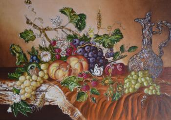 Fruits with a jug. Kuzina Galina