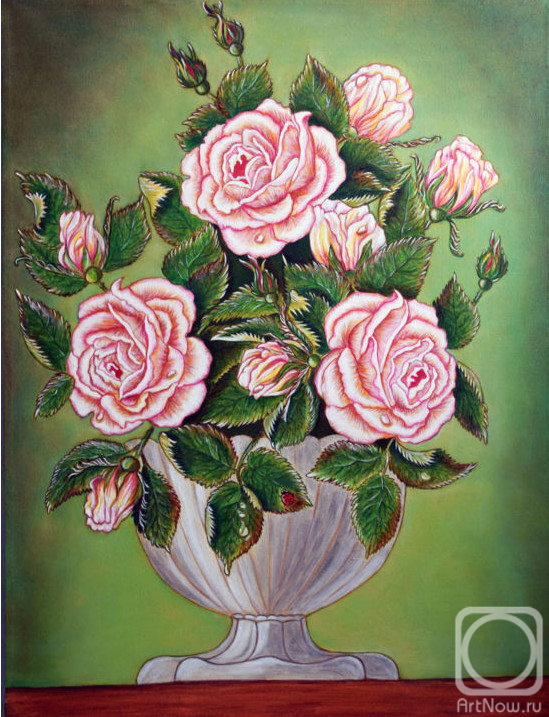 Kuzina Galina. Pink roses