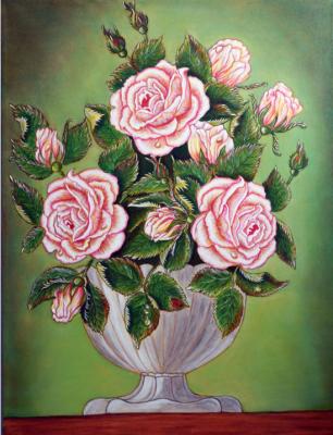 Pink roses. Kuzina Galina