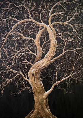 Money Tree (Fresco Painting). Byzov Ilya