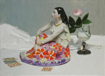 FORTUNE TELLER (Soviet Porcelain). Dolgaya Olga
