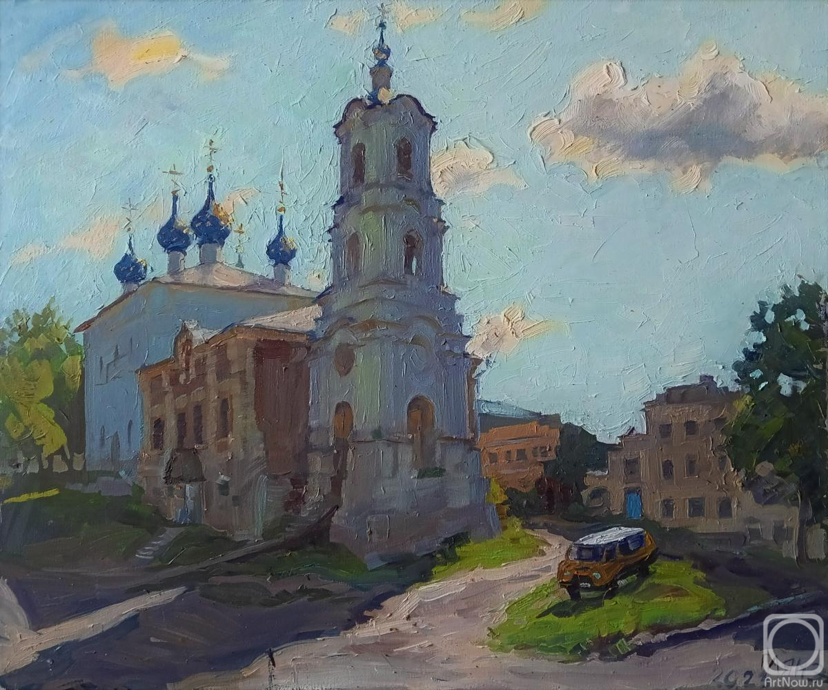 Dobrovolskaya Gayane. Kasimov, Cathedral Square, morning, summer