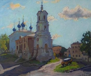 Kasimov, Cathedral Square, morning, summer (The Virgin Of Ryazan). Dobrovolskaya Gayane