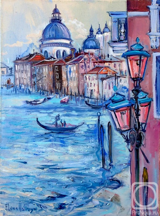 Ostraya Elena. View of the Grand Canal. Venice