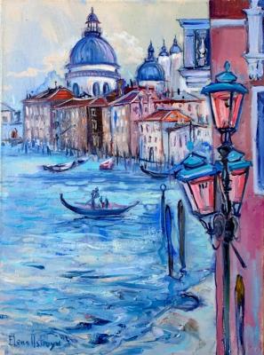 View of the Grand Canal. Venice