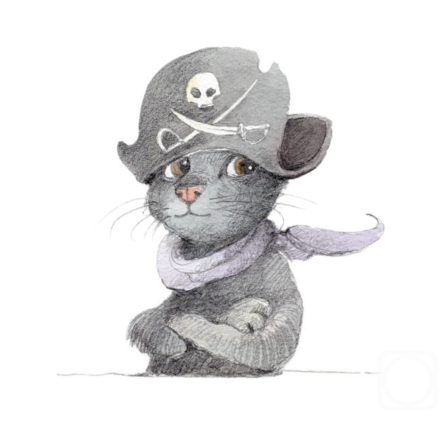 Kozlov Valeriy. Cat Tikhon as a pirate