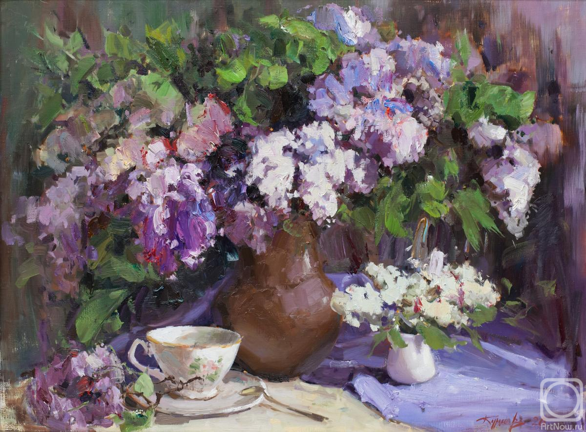 Burtsev Evgeny. Lilac blossomed