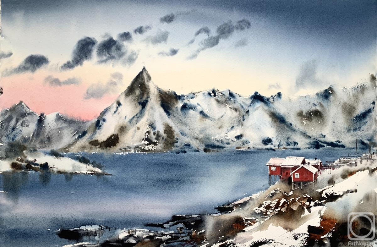 Gorbacheva Evgeniya. Red house in the fjords
